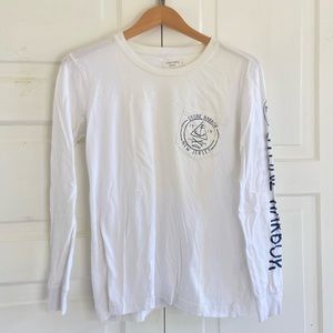 White long sleeve t-shirt